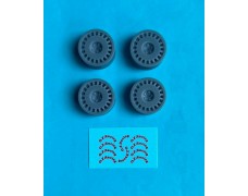 Wheels – O.Z. full disc / 5 screw / tarmac version ( 3D print ) - 4 pieces for BMW M3 1/24